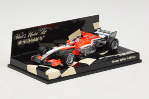 MF1 M16 #18 T. Monteiro MF1 Racing Showcar 2006 Minichamps 1:43 400060088 Metal - imagen 2 de 5