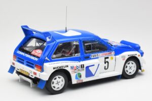 MG Metro 6R4 #5 T. Pond / R. Arthur Rally Monte Carlo 1986 Sun Star 1:18 5537 Metal - imagen 3 de 8