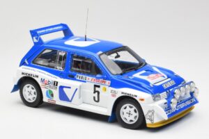 MG Metro 6R4 #5 T. Pond / R. Arthur Rally Monte Carlo 1986 Sun Star 1:18 5537 Metal - imagen 6 de 8