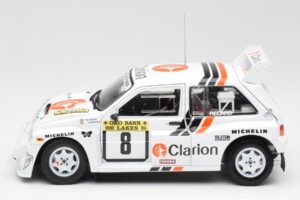 MG Metro 6R4 #8 P. Eklund / D. Whittock Rally Finland 1986 Sun Star 1:18 5536 Metal - imagen 4 de 8