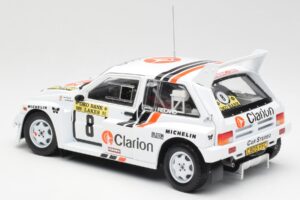 MG Metro 6R4 #8 P. Eklund / D. Whittock Rally Finland 1986 Sun Star 1:18 5536 Metal - imagen 7 de 8
