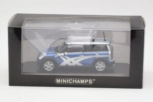 Mini Clubman R55 Cooper S Blue Metallic Onitsuka Tiger Minichamps 1:43 403138676 Metal - imagen 4 de 4
