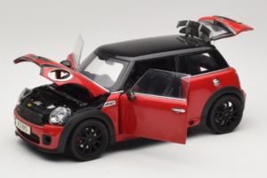 Mini Cooper John Cooper Works R56 Rojo & Negro Kyosho 1:18 80430419909 Metal - imagen 2 de 8