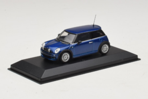 Mini Cooper One R50 Aero Azul Minichamps 1:43 431138270 Metal - imagen 2 de 4