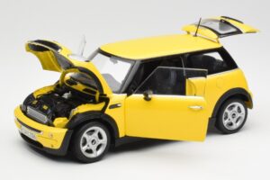 Mini Cooper One R50 Paquete Aerodinámico Amarillo Kyosho 1:18 80430148553 Metal - imagen 2 de 8