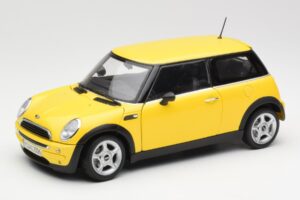 Mini Cooper One R50 Paquete Aerodinámico Amarillo Kyosho 1:18 80430148553 Metal