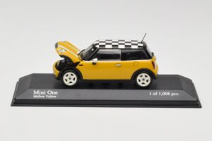 MINI One R50 Amarillo Minichamps 1:43 431138104 Metal - imagen 2 de 5