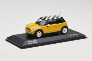 MINI One R50 Amarillo Minichamps 1:43 431138104 Metal - imagen 4 de 5