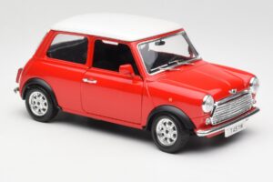 Mini Cooper Rojo Bburago 1:18 3379 Metal - imagen 6 de 8