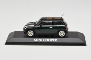 Mini Cooper S R53 Verde Con Rayas Minichamps 1:43 MINI006 Metal