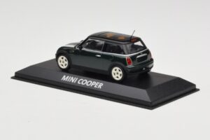 Mini Cooper S R53 Verde Con Rayas Minichamps 1:43 MINI006 Metal - imagen 3 de 4