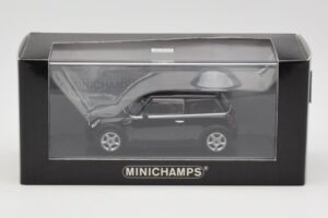 Mini One R50 Negro Con Techo Negro Minichamps 1:43 MINI005 Metal - imagen 4 de 5