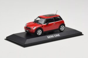 Mini One R50 Rojo Con Techo Rojo Minichamps 1:43 MINI001 Metal - imagen 2 de 5