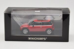 Mini One R50 Rojo Con Techo Rojo Minichamps 1:43 MINI001 Metal - imagen 4 de 5