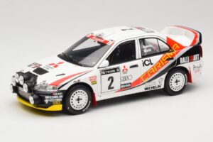 Mitsubishi Carisma GT Group N2 R. Burns / R. Reid RAC Rally 1997 Blanco Otto 1:18 OT1192 Resina