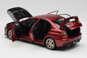 Mitsubishi Lancer Evolution X Rojo OEM 1:18 MLE02 Metal - imagen 5 de 8