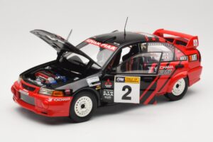 Mitsubishi Lancer Evolution VI #2 Y. Kataoka / S. Hayashi Winner Rally Canberra 1999 AUTOart 1:18 89942 Metal - imagen 2 de 8