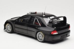 Mitsubishi Lancer Evolution WRC Plain Body Negro AUTOart 1:18 80528 Metal - imagen 7 de 8