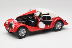 Morgan 4/4 Plus Competition Hardtop Rojo Kyosho 1:18 08114R Metal - imagen 2 de 8