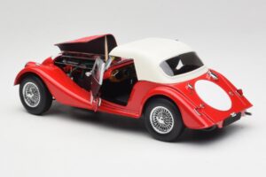 Morgan 4/4 Plus Competition Hardtop Rojo Kyosho 1:18 08114R Metal - imagen 5 de 8
