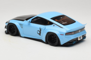 Nissan Fairlady Z RZ34 Pandem China Blue Black GT Spirit 1:18 GT943 Resina - imagen 5 de 6