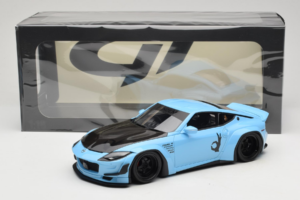 Nissan Fairlady Z RZ34 Pandem China Blue Black GT Spirit 1:18 GT943 Resina - imagen 6 de 6