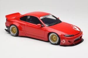 Nissan Silvia S15 Rocket Bunny Burning Red Otto 1:18 OT1115 Resina - imagen 4 de 6