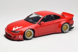Nissan Silvia S15 Rocket Bunny Burning Red Otto 1:18 OT1115 Resina