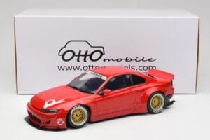Nissan Silvia S15 Rocket Bunny Burning Red Otto 1:18 OT1115 Resina - imagen 6 de 6