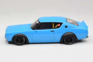 Nissan Skyline 2000 GT-R KPGC110 LB Works Azul Otto 1:18 OT1210 Resina - imagen 3 de 6