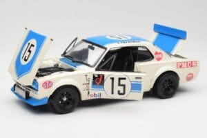 Nissan Skyline 2000GT-R KPGC10 #15 K. Takahashi Nissan Works JTCC 1972 Kyosho 1:18 08122B Metal - imagen 2 de 8