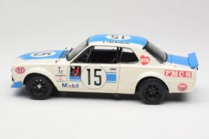 Nissan Skyline 2000GT-R KPGC10 #15 K. Takahashi Nissan Works JTCC 1972 Kyosho 1:18 08122B Metal - imagen 4 de 8