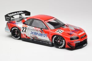 Nissan Skyline GT-R #22 M. Krumm / S. Motoyama Xanavi Nismo JGTC 2002 AUTOart 1:18 80277 Metal - imagen 4 de 6
