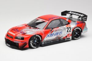 Nissan Skyline GT-R #22 M. Krumm / S. Motoyama Xanavi Nismo JGTC 2002 AUTOart 1:18 80277 Metal
