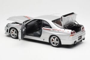 Nissan Skyline GT-R R33 R-Tune Plata AUTOart 1:18 77326 Metal - imagen 5 de 8