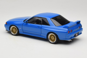 Nissan Skyline GT-R R32 V-Spec II Tuned Azul AUTOart 1:18 77415 Metal - imagen 7 de 8