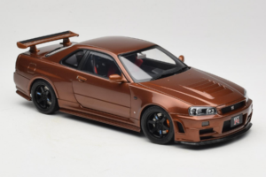 Nissan Skyline GT-R R34 Customized Metallic Bronze MotorHelix 1:18 M83414 Metal - imagen 6 de 8