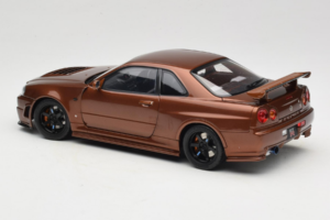 Nissan Skyline GT-R R34 Customized Metallic Bronze MotorHelix 1:18 M83414 Metal - imagen 7 de 8