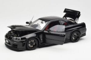 Nissan Skyline GT-R R34 NISMO Z-Tune Negro AUTOart 1:18 77355 Metal - imagen 2 de 8