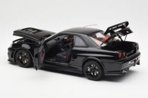 Nissan Skyline GT-R R34 NISMO Z-Tune Negro AUTOart 1:18 77355 Metal - imagen 5 de 8