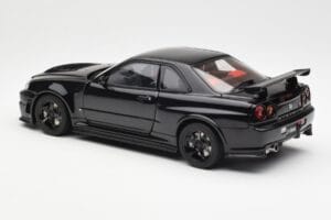 Nissan Skyline GT-R R34 NISMO Z-Tune Negro AUTOart 1:18 77355 Metal - imagen 7 de 8