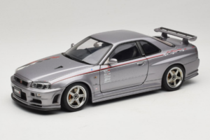 Nissan Skyline GT-R R34 Nismo S-Tune Plata AUTOart 1:18 77358 Metal