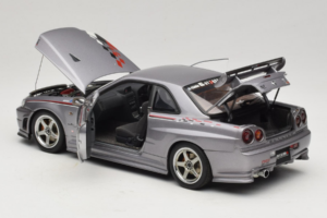 Nissan Skyline GT-R R34 Nismo S-Tune Plata AUTOart 1:18 77358 Metal - imagen 5 de 8