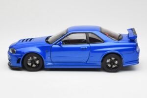 Nissan Skyline GT-R R34 NISMO Z-Tune Bayside Azul AUTOart 1:18 77354 Compuesto - imagen 4 de 8