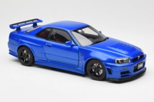 Nissan Skyline GT-R R34 NISMO Z-Tune Bayside Azul AUTOart 1:18 77354 Compuesto - imagen 6 de 8