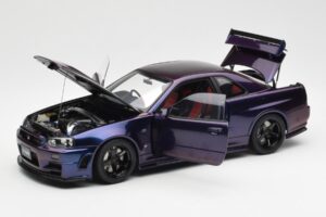 Nissan Skyline GT-R R34 NISMO Z-Tune Midnight Morado III AUTOart 1:18 77464 Compuesto - imagen 2 de 8