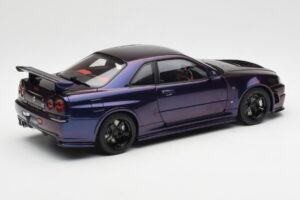 Nissan Skyline GT-R R34 NISMO Z-Tune Midnight Morado III AUTOart 1:18 77464 Compuesto - imagen 3 de 8