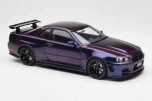 Nissan Skyline GT-R R34 NISMO Z-Tune Midnight Morado III AUTOart 1:18 77464 Compuesto - imagen 6 de 8