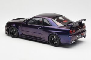 Nissan Skyline GT-R R34 NISMO Z-Tune Midnight Morado III AUTOart 1:18 77464 Compuesto - imagen 7 de 8