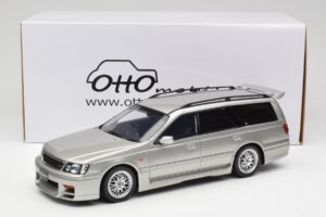 Nissan Stagea Autech WC34 260RS Sonic Silver Otto 1:18 OT471 Resina - imagen 6 de 6